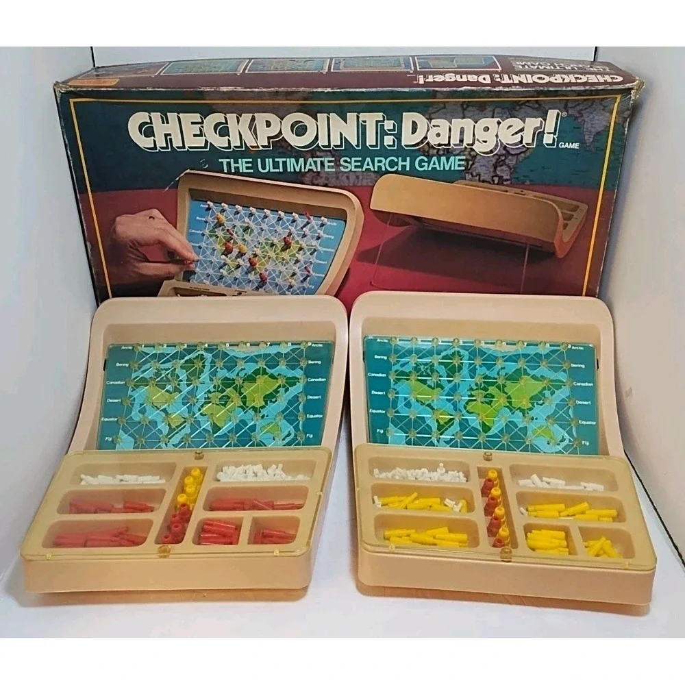 Vintage‎ 1978 Checkpoint: Danger! Ultimate Search Game Global Espionage